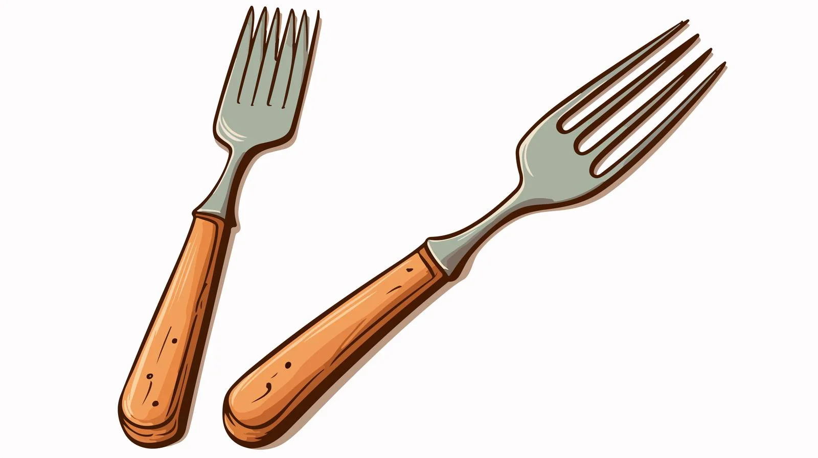 Vintage Cartoon Kitchen Utensil Icon