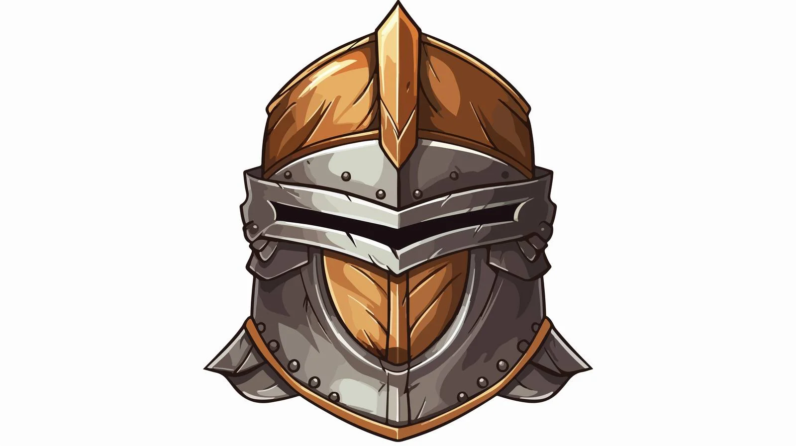 Retro Cartoon Knights Helmet Illustration – free knights image from Dotvec