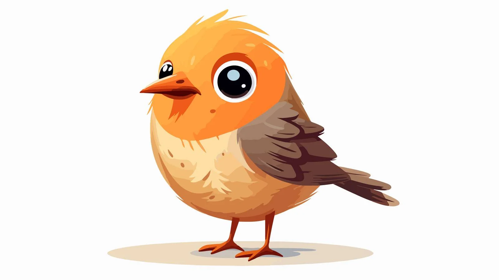 Retro Cartoon Little Bird Stock Vector — free download from Dotvec