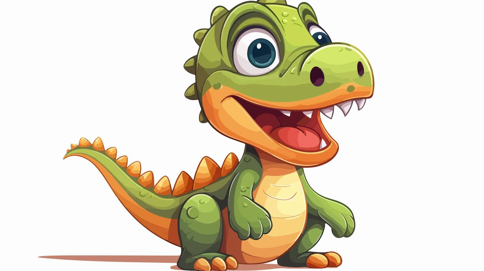 Vintage Dinosaur Cartoon Illustration — free download from Dotvec