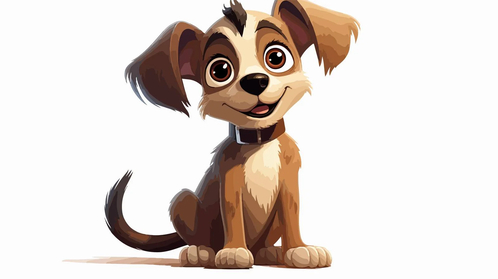 Vintage Little Dog Stock Illustration — free download from Dotvec