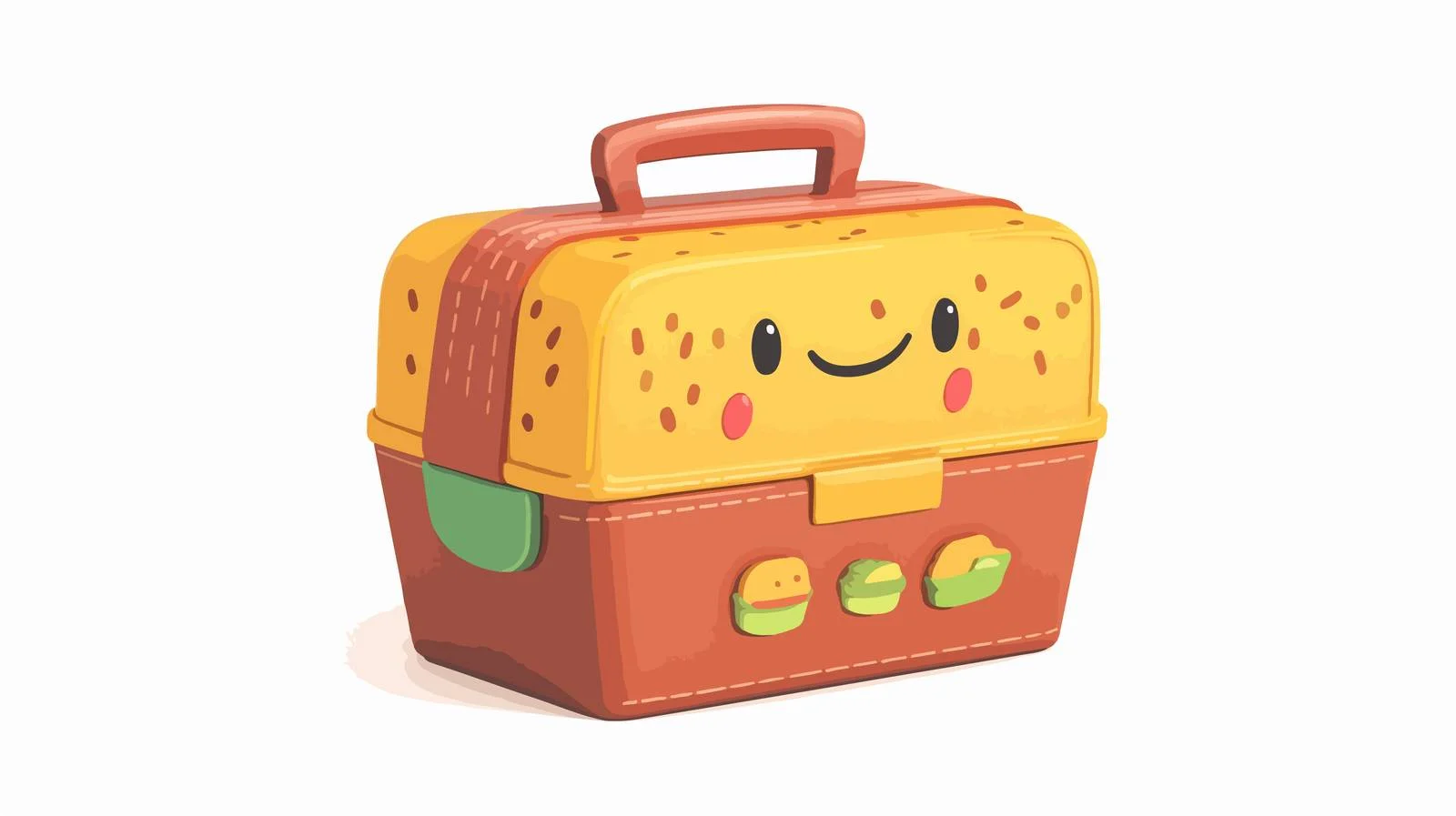Retro Cartoon Lunchbox Character — free download from Dotvec