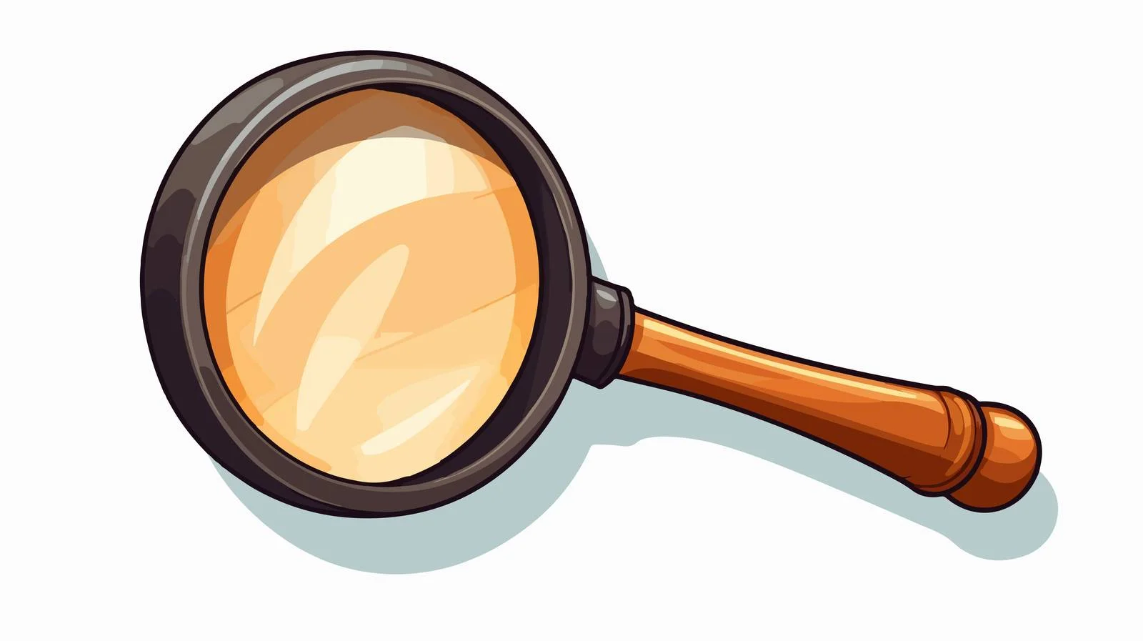 Vintage Magnifying Glass Illustration — free download from Dotvec