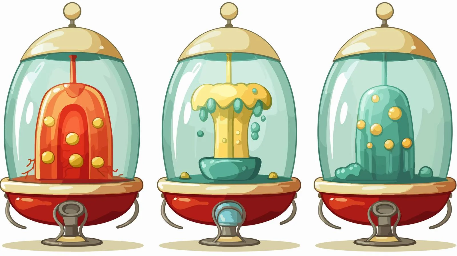Retro Cartoon Medical Capsule Illustration — free download from Dotvec