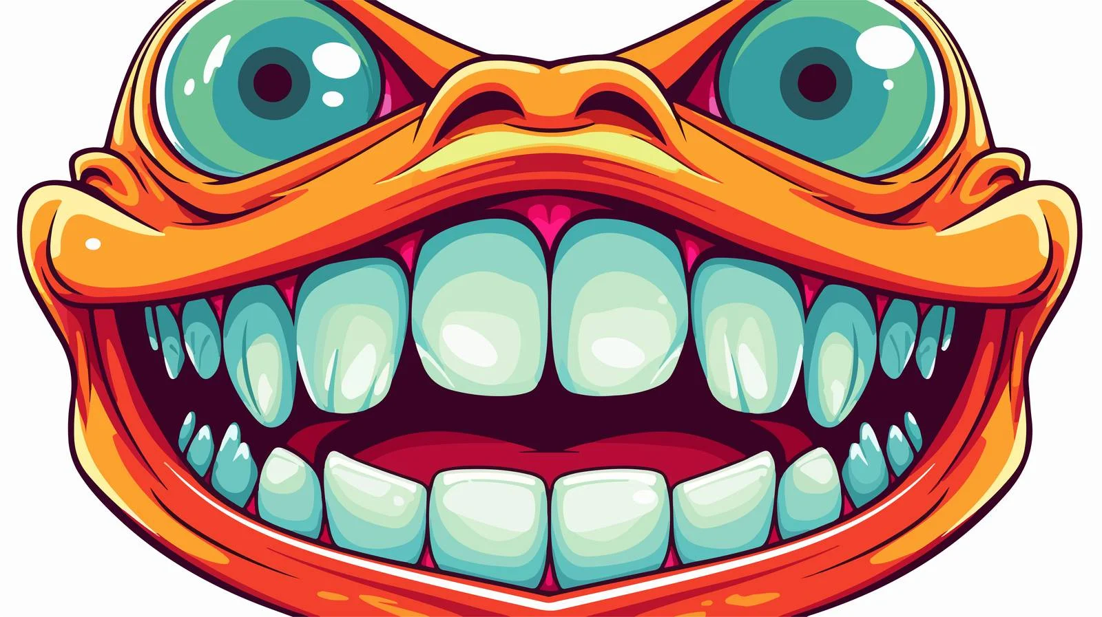 Playful Monster Sticking Tongue Out — free download from Dotvec