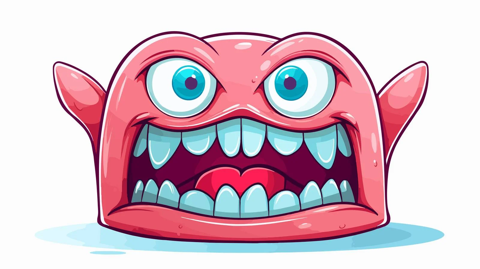 Playful Cartoon Monster Tongue Image — free download from Dotvec