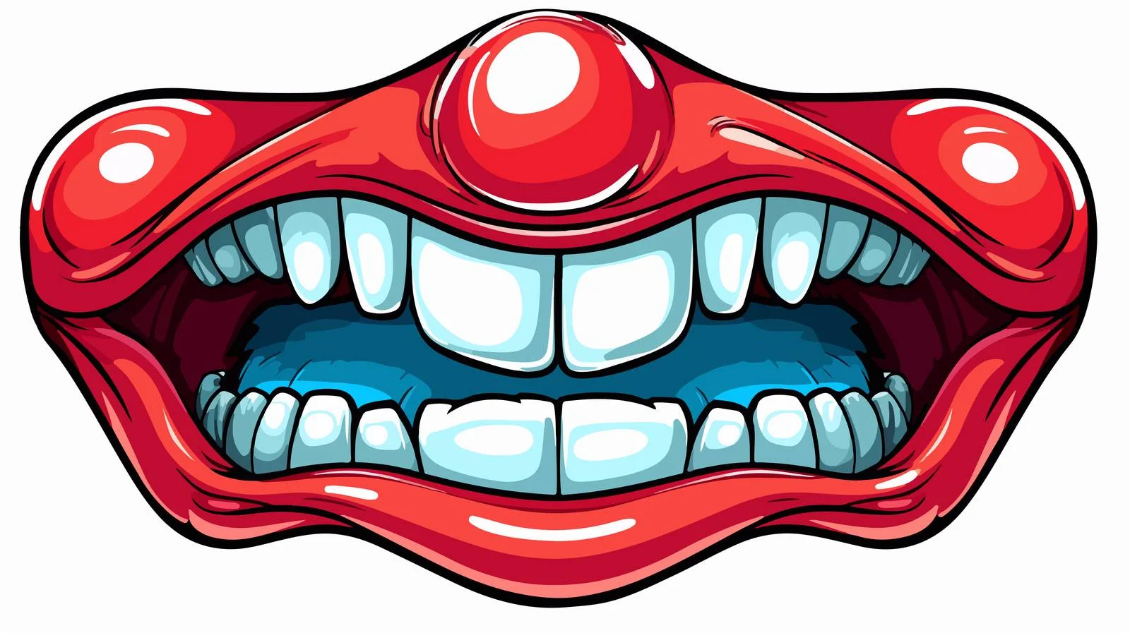 Playful Monster Sticking Out Tongue — free download from Dotvec
