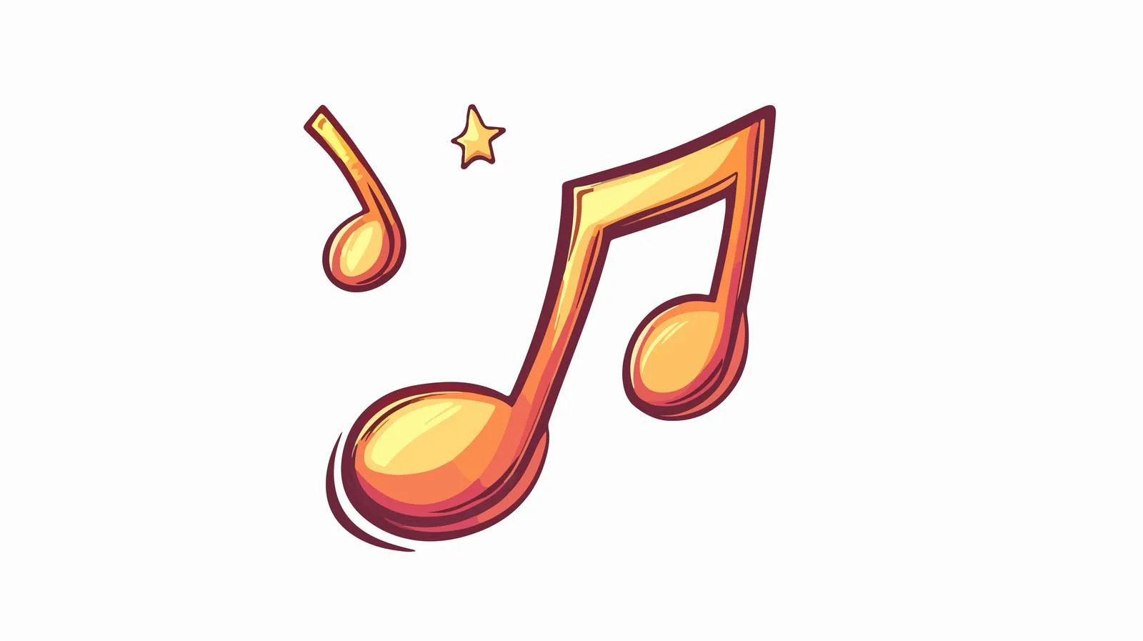 Vintage Musical Note Illustration — free download from Dotvec