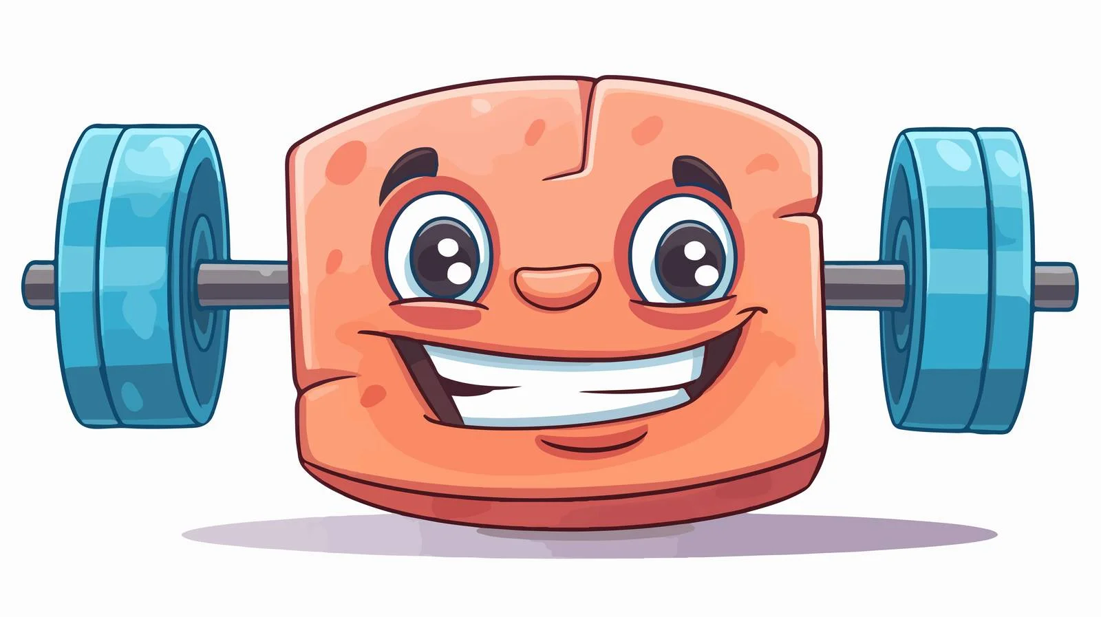 Retro Cartoon One Ton Weight — free download from Dotvec