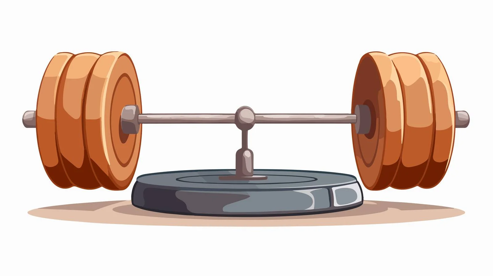 Vintage Cartoon Weight Vector Illustration — free download from Dotvec