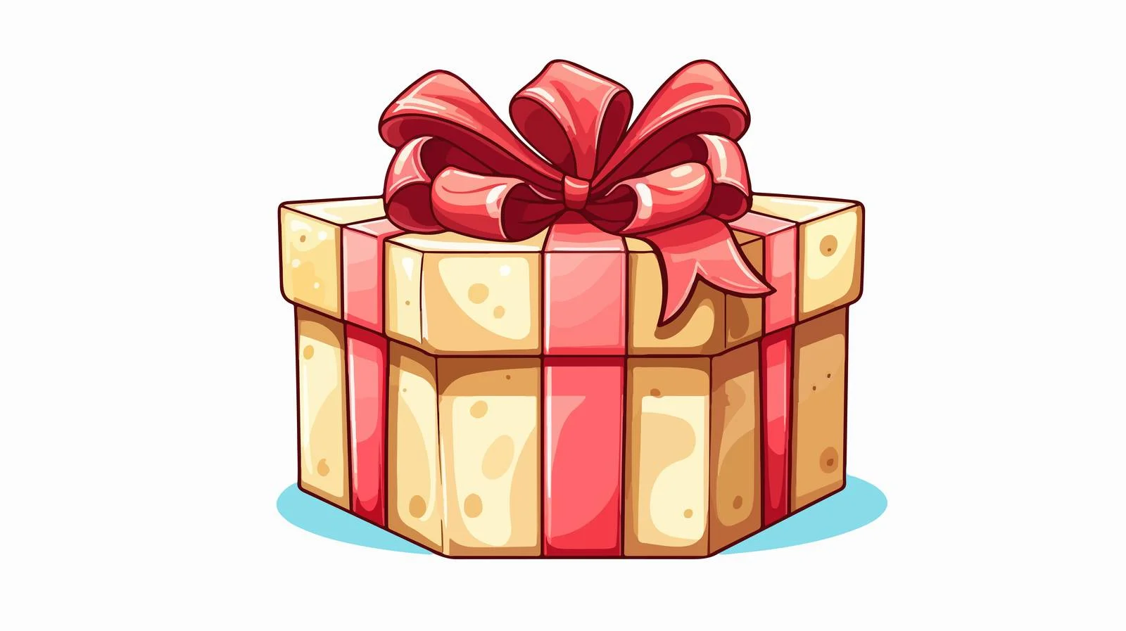 Vintage Gift Box Vector Illustration — free download from Dotvec