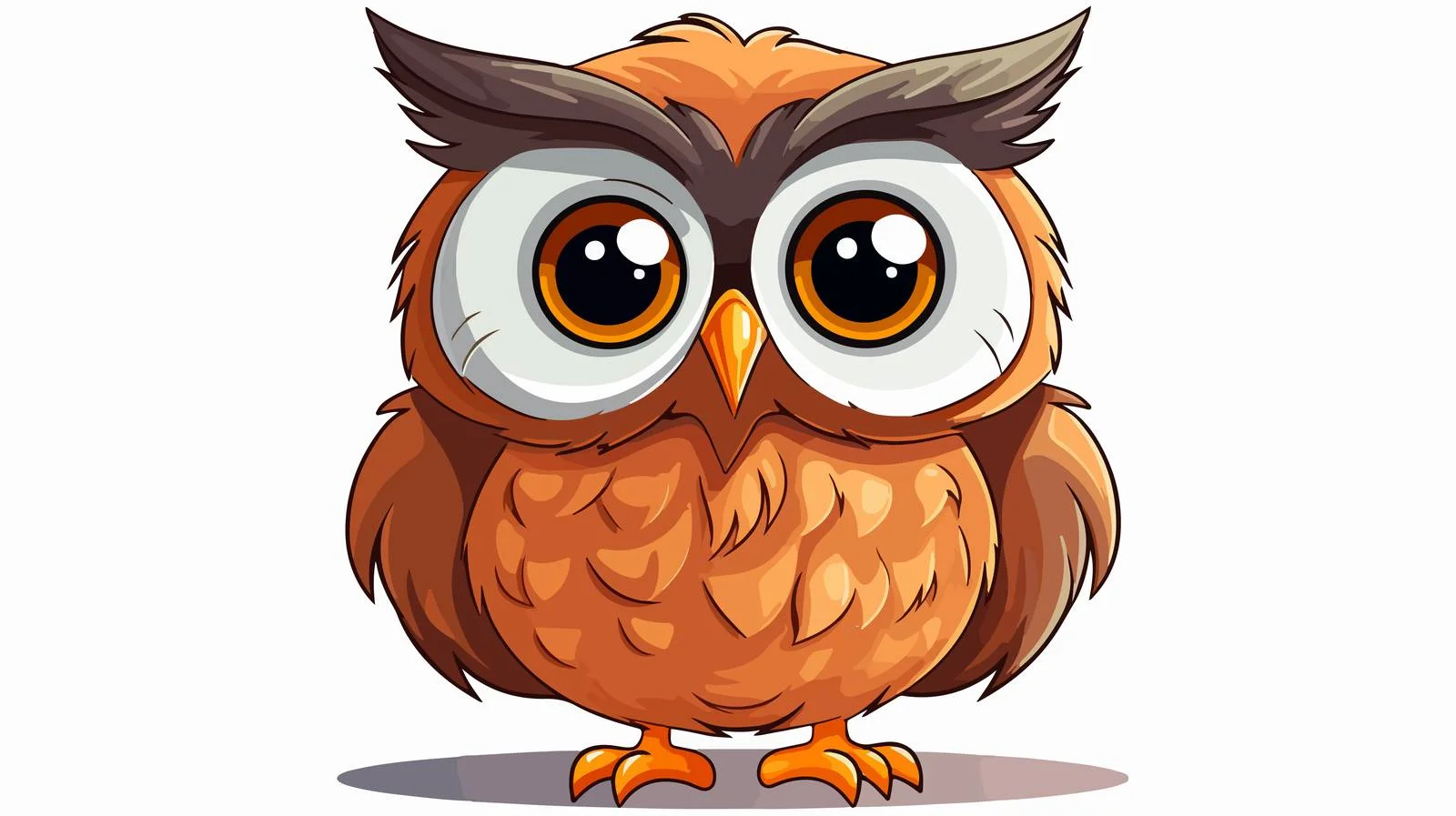 Vintage Owl Character Stock Illustration — free download from Dotvec
