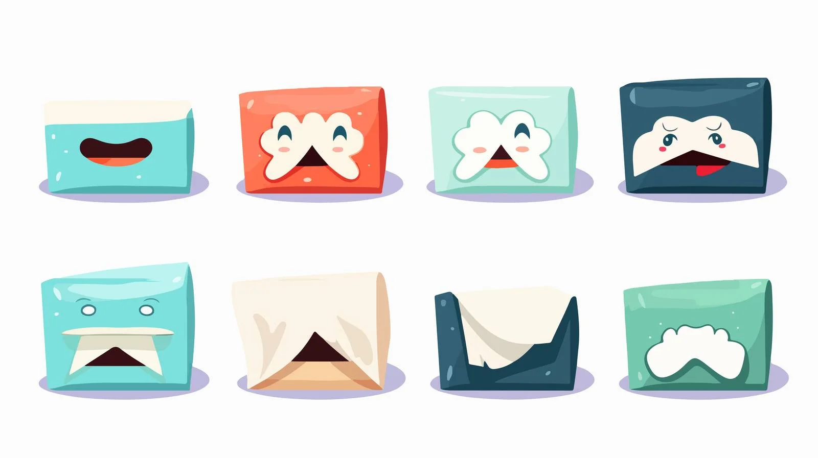 Vintage Tissue Pack Vector Illustration — free download from Dotvec