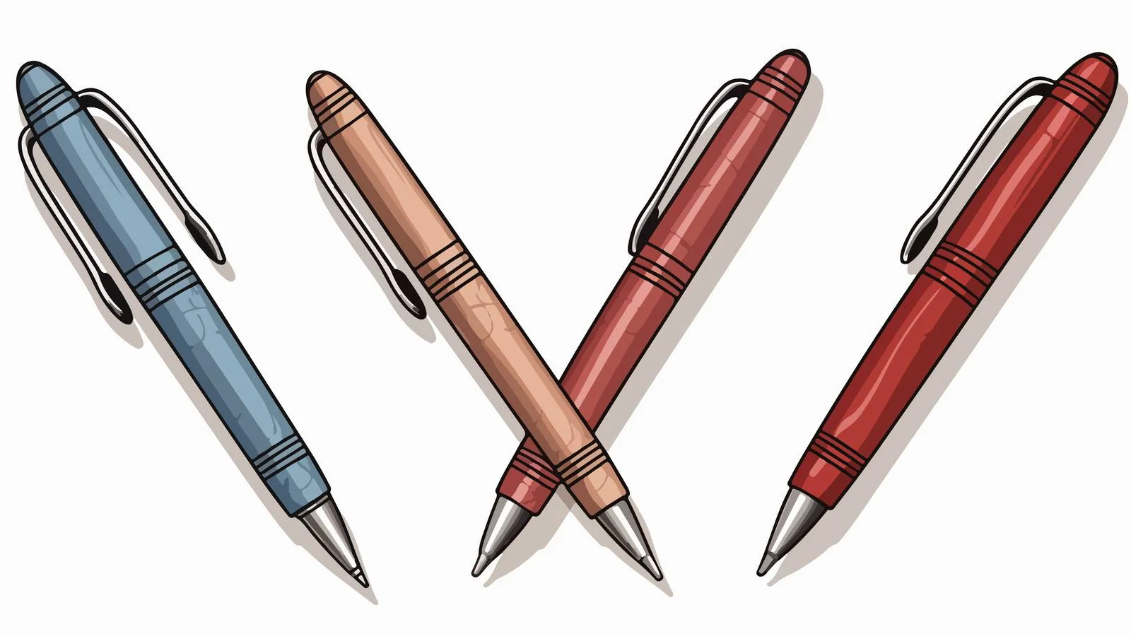 Vintage Cartoon Pen Illustration — free download from Dotvec