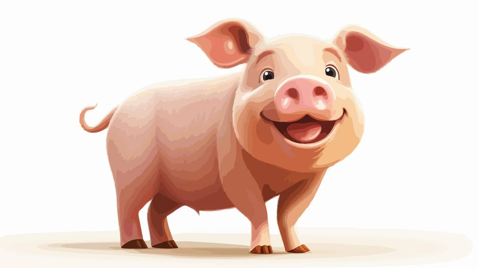 Vintage Pig Illustration — free download from Dotvec