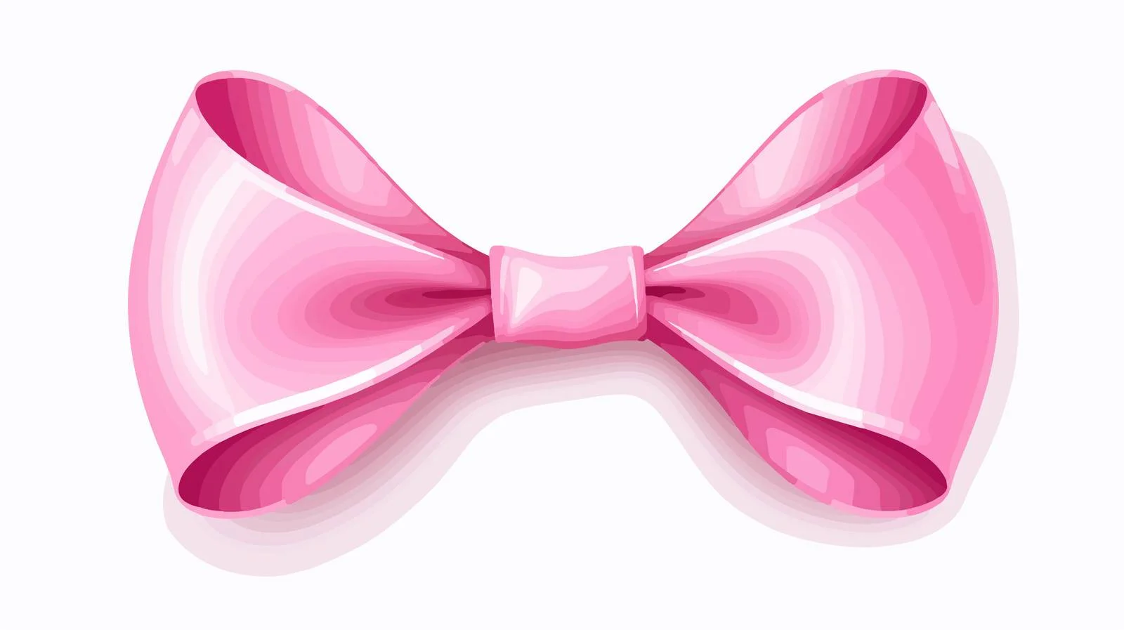 Vintage Pink Ribbon Cartoon Vector — free download from Dotvec