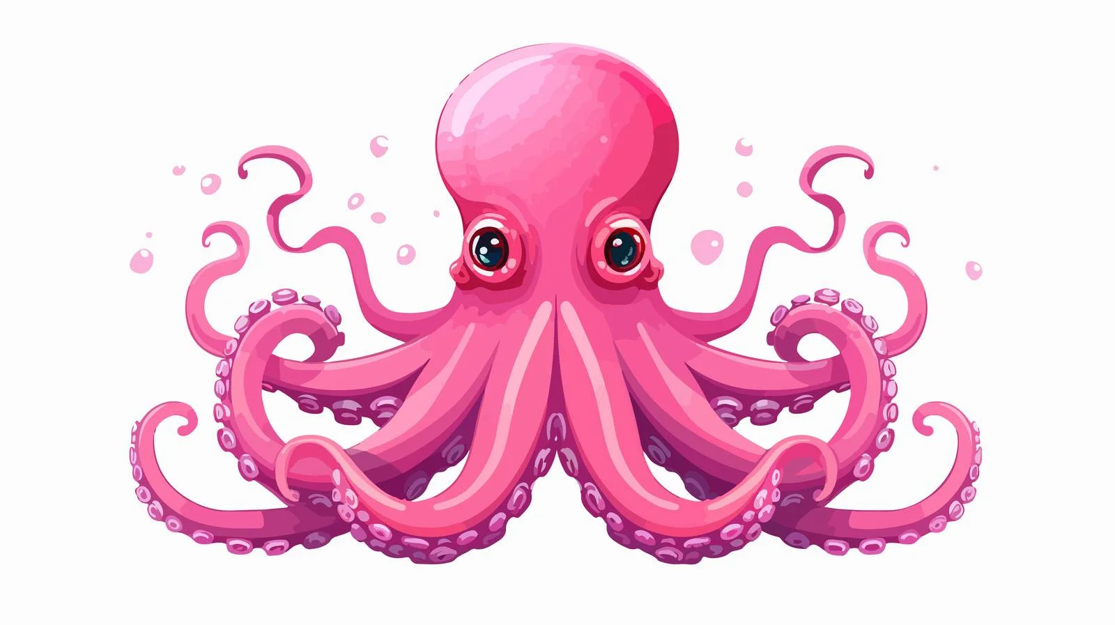 Pink Tentacle Stock Vector Illustration — free download from Dotvec