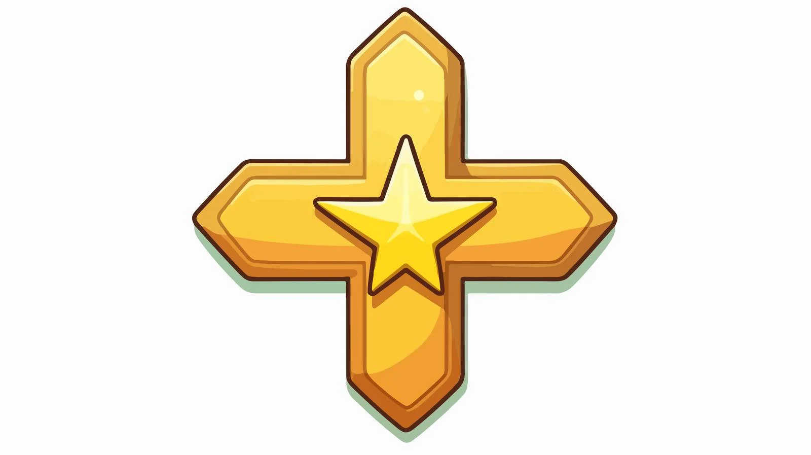 Vintage Cartoon Plus Symbol Illustration — free download from Dotvec