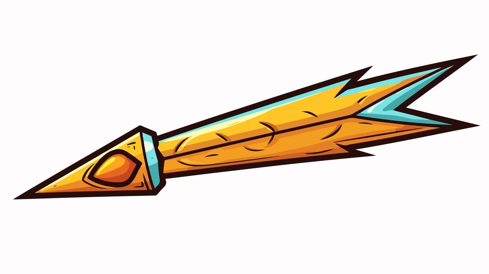 Retro Cartoon Pointing Arrow Illustration — free download from Dotvec