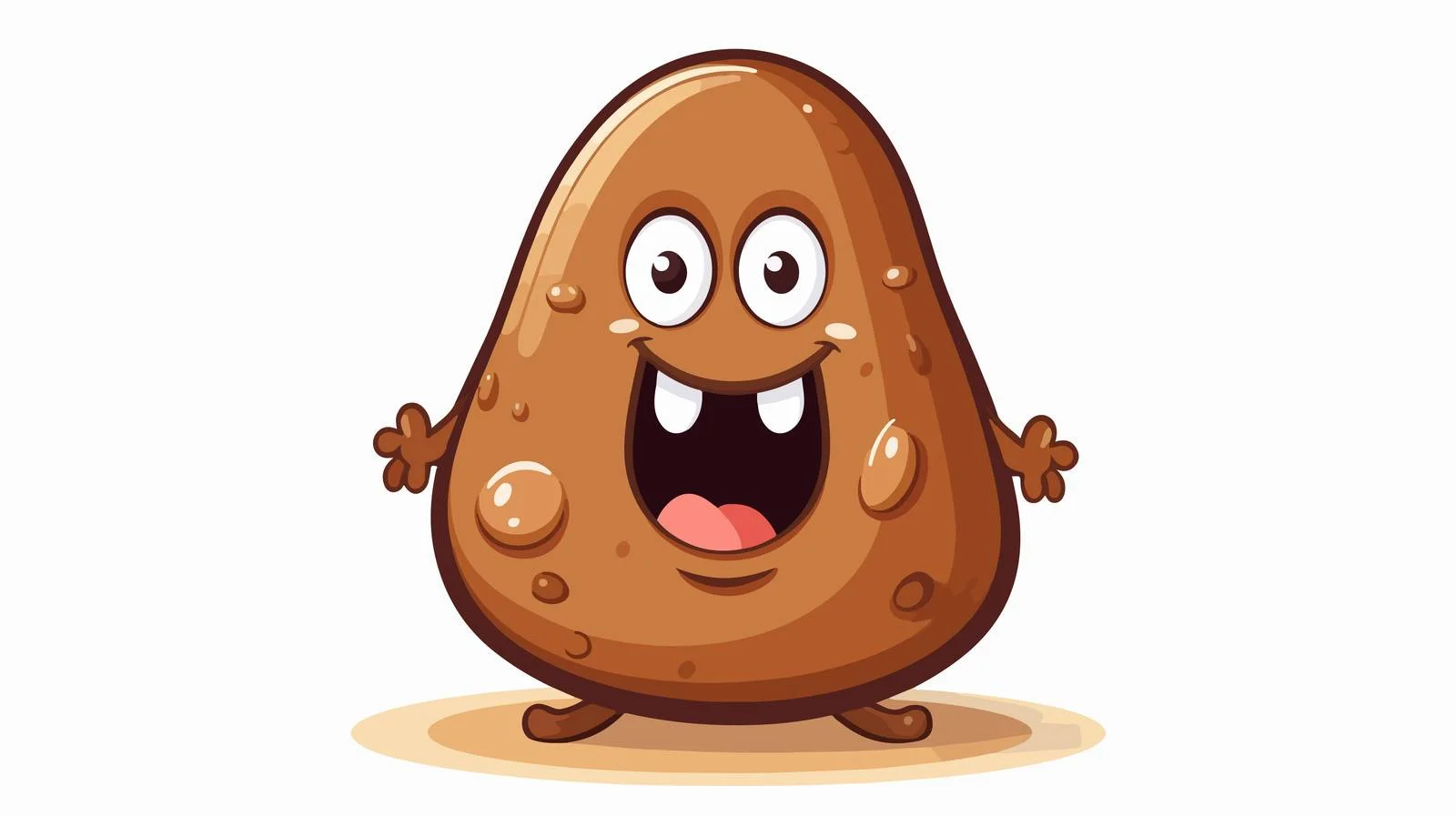 Vintage Cartoon Poop Illustration — free download from Dotvec