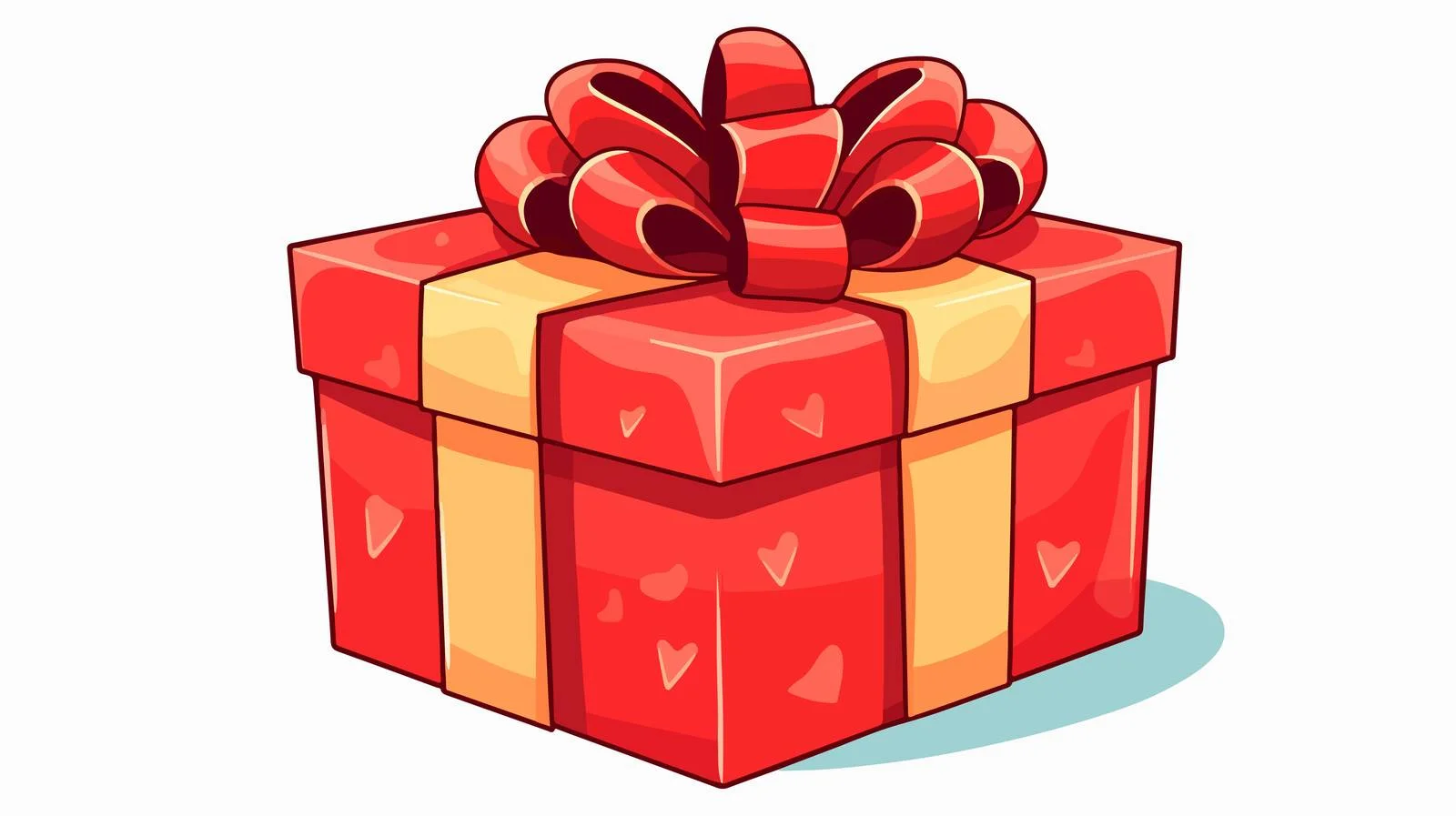 Vintage Present Cartoon Vector Illustration — free download from Dotvec