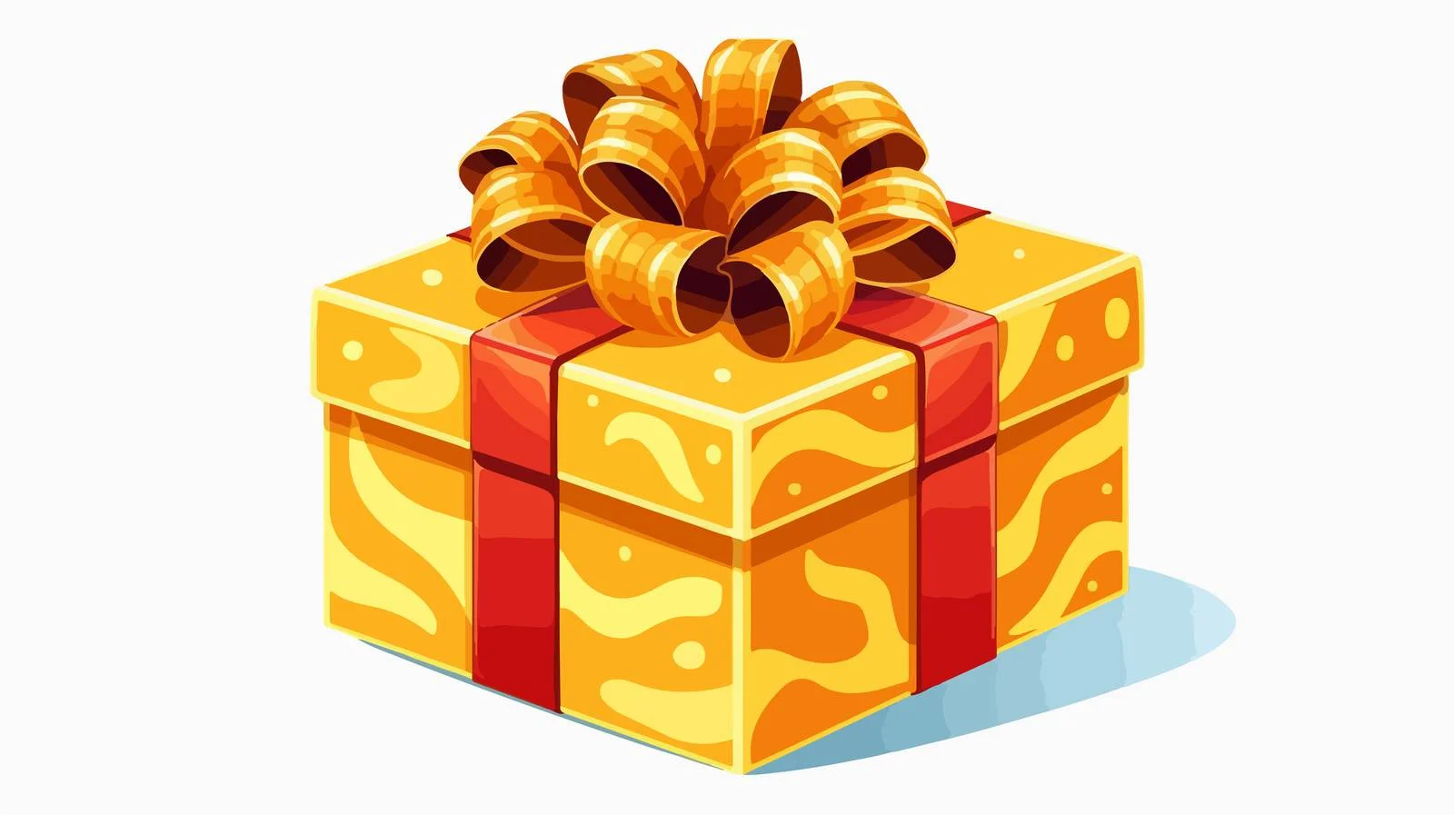 Vintage Cartoon Present Vector Illustration — free download from Dotvec