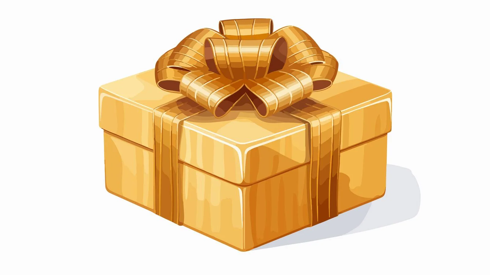 Vintage Cartoon Gift Box Vector Illustration — free download from Dotvec