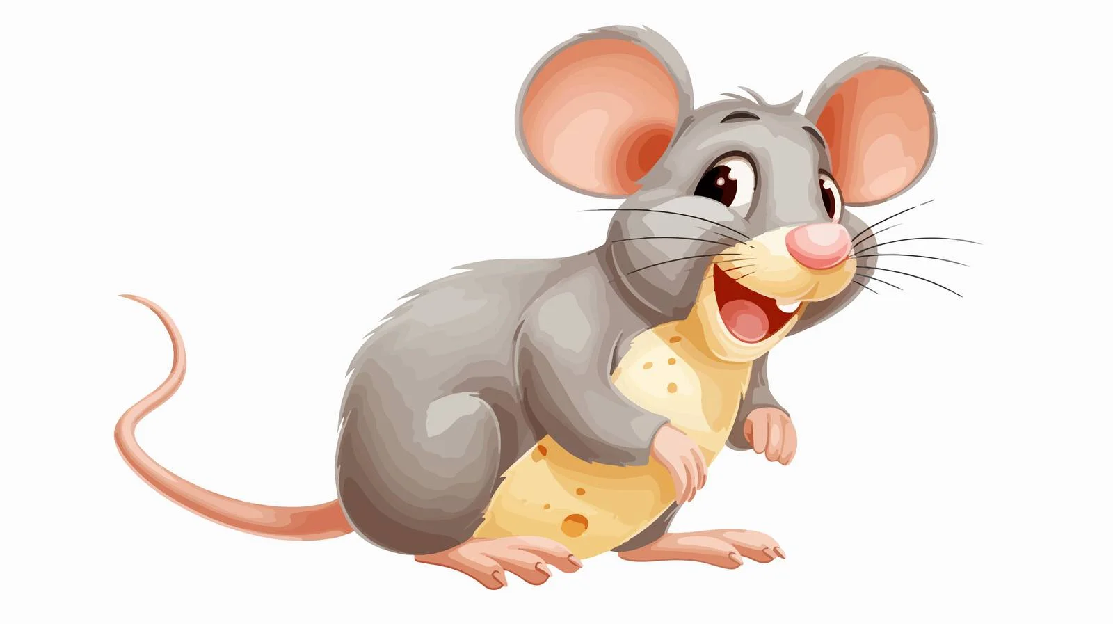 Vintage Rat Cartoon Illustration — free download from Dotvec