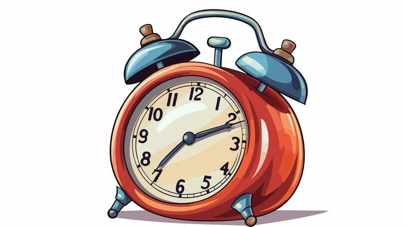 Vintage Alarm Clock Vector Illustration — free download from Dotvec