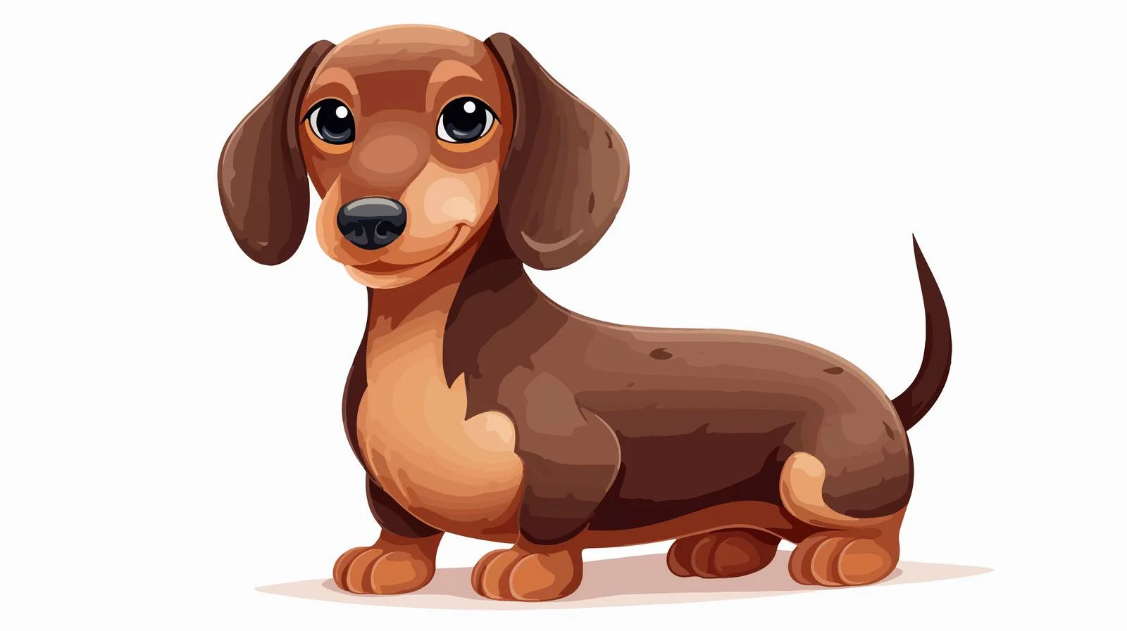 Vintage Sausage Dog Stock Illustration — free download from Dotvec
