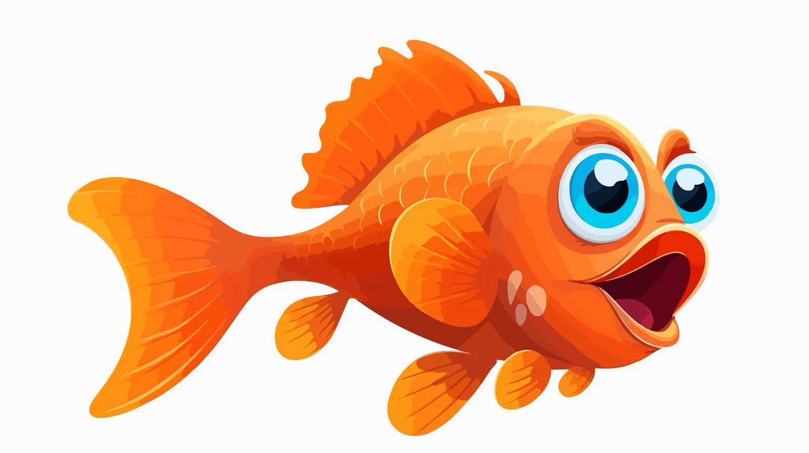 Vintage Shocked Fish Vector Illustration — free download from Dotvec