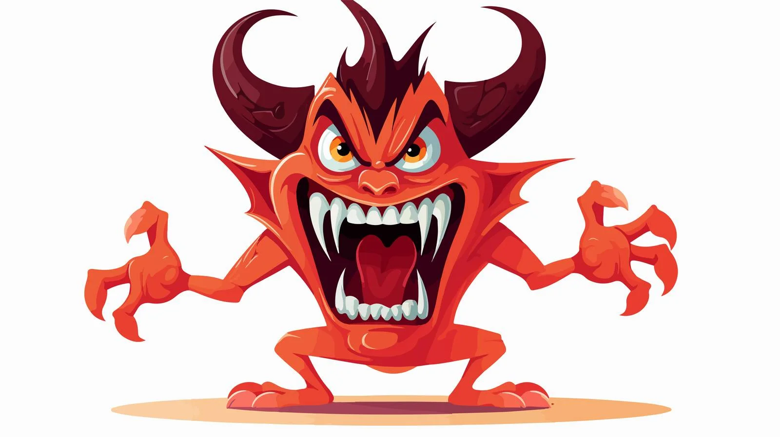 Vintage Little Devil Car Vector Illustration — free download from Dotvec