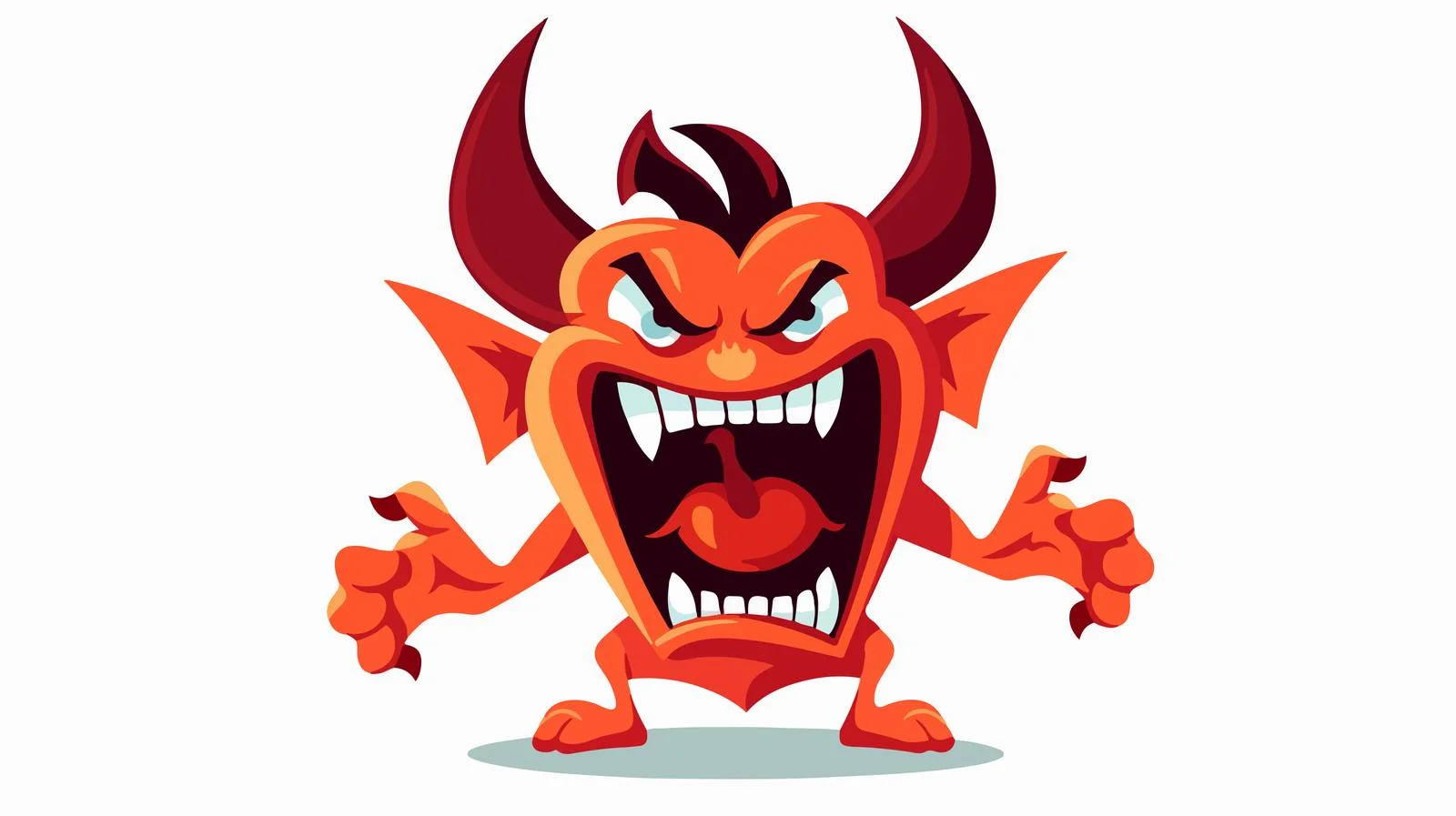 Vintage Devil Shouting in Car Vector — free download from Dotvec