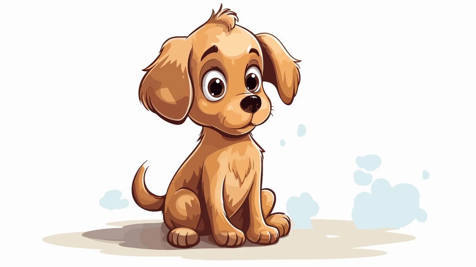 Vintage Dog with Thought Bubble Illustration — free download from Dotvec