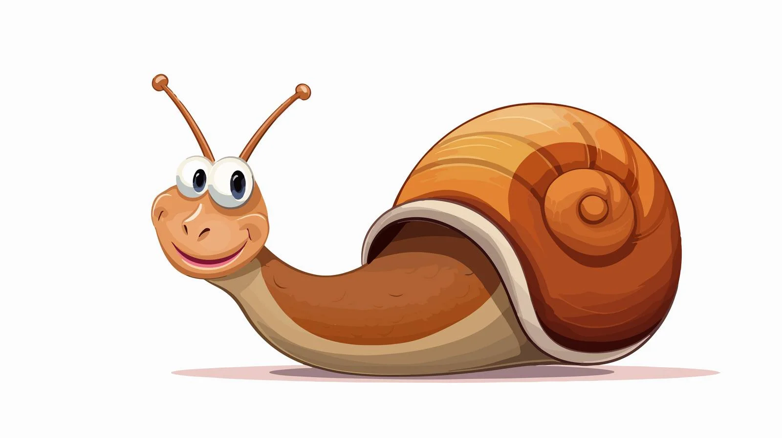 Retro Cartoon Snail Stock Vector Illustration — free download from Dotvec