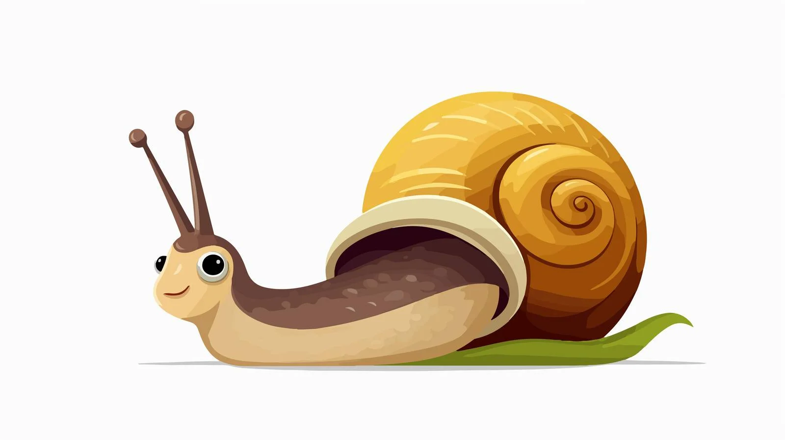 Retro Cartoon Snail Vector Illustration — free download from Dotvec