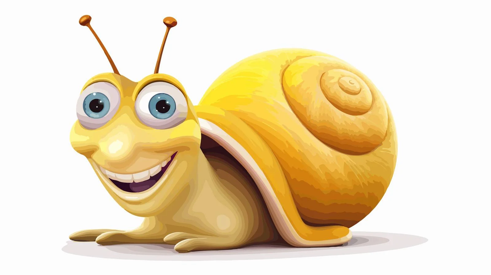 Retro Cartoon Snail Stock Vector Illustration — free download from Dotvec