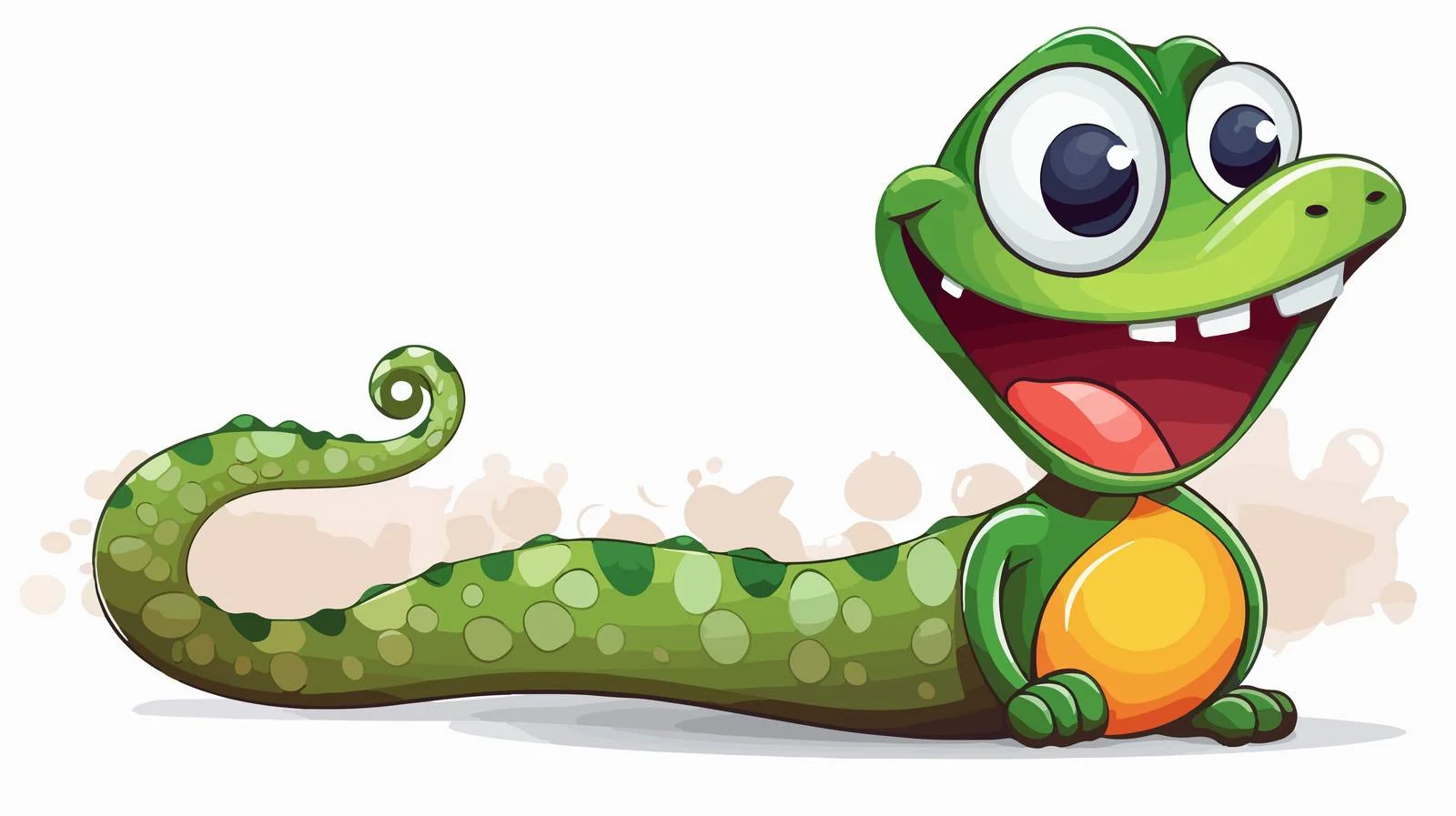 Vintage Snake Speech Bubble Vector Illustration — free download from Dotvec