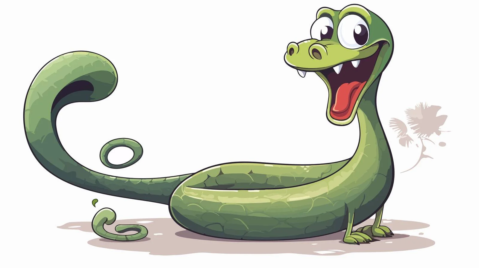 Vintage Snake Speech Bubble Vector Illustration — free download from Dotvec