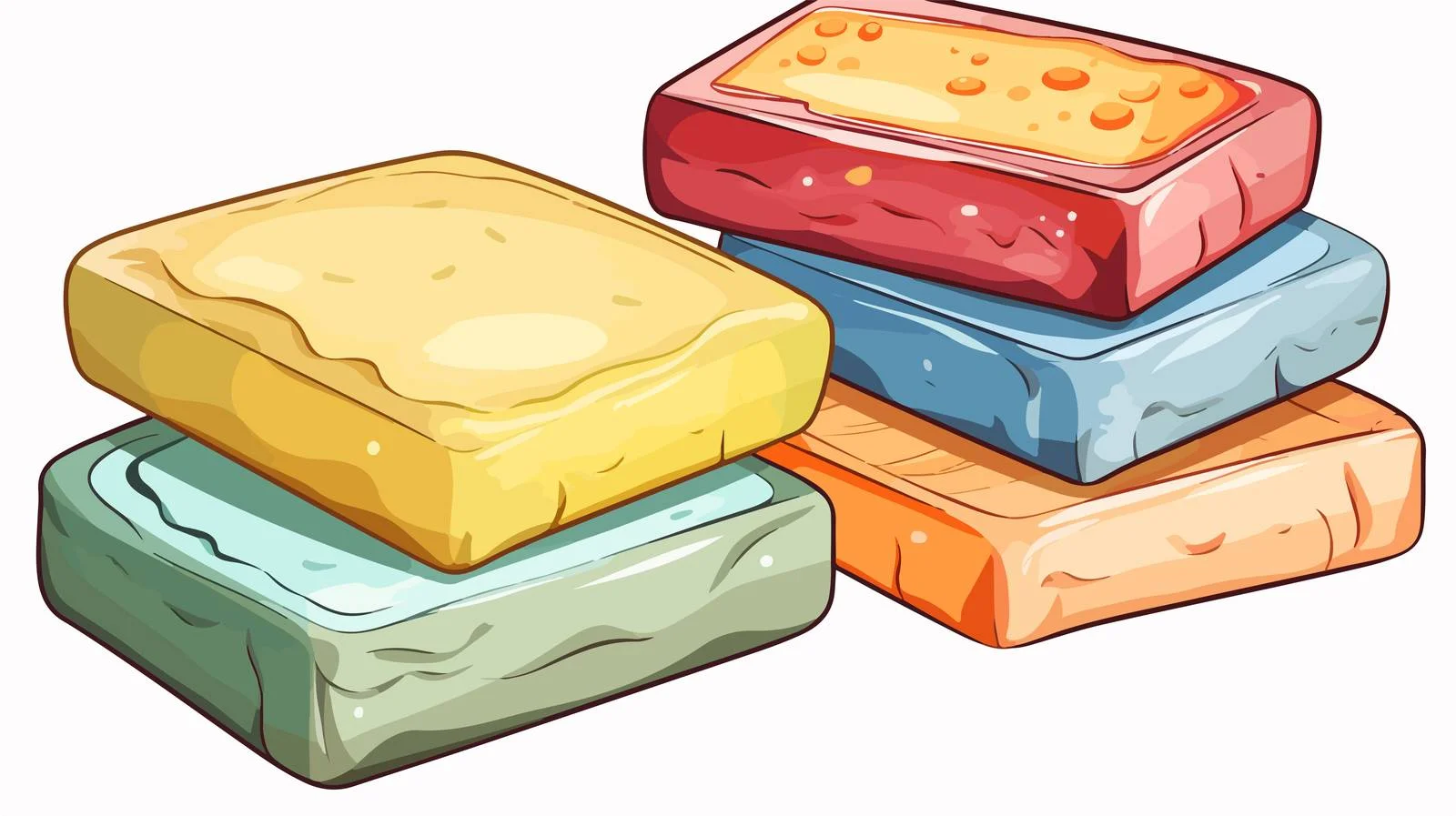 Vintage Cartoon Soap Vector Illustration — free download from Dotvec