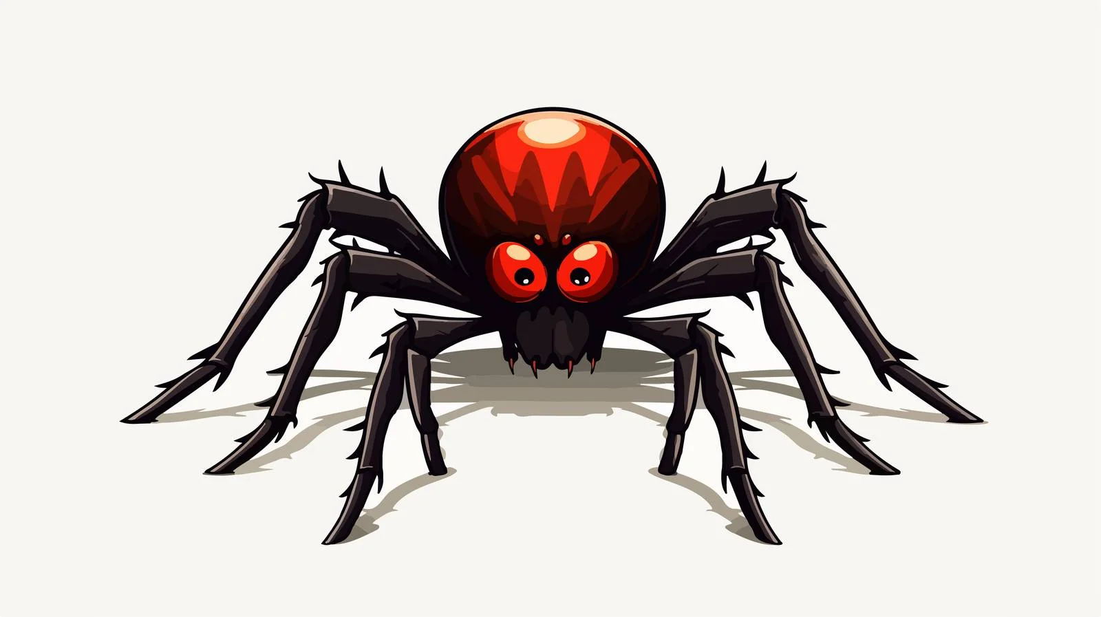 Retro Cartoon Spider Illustration — free download from Dotvec