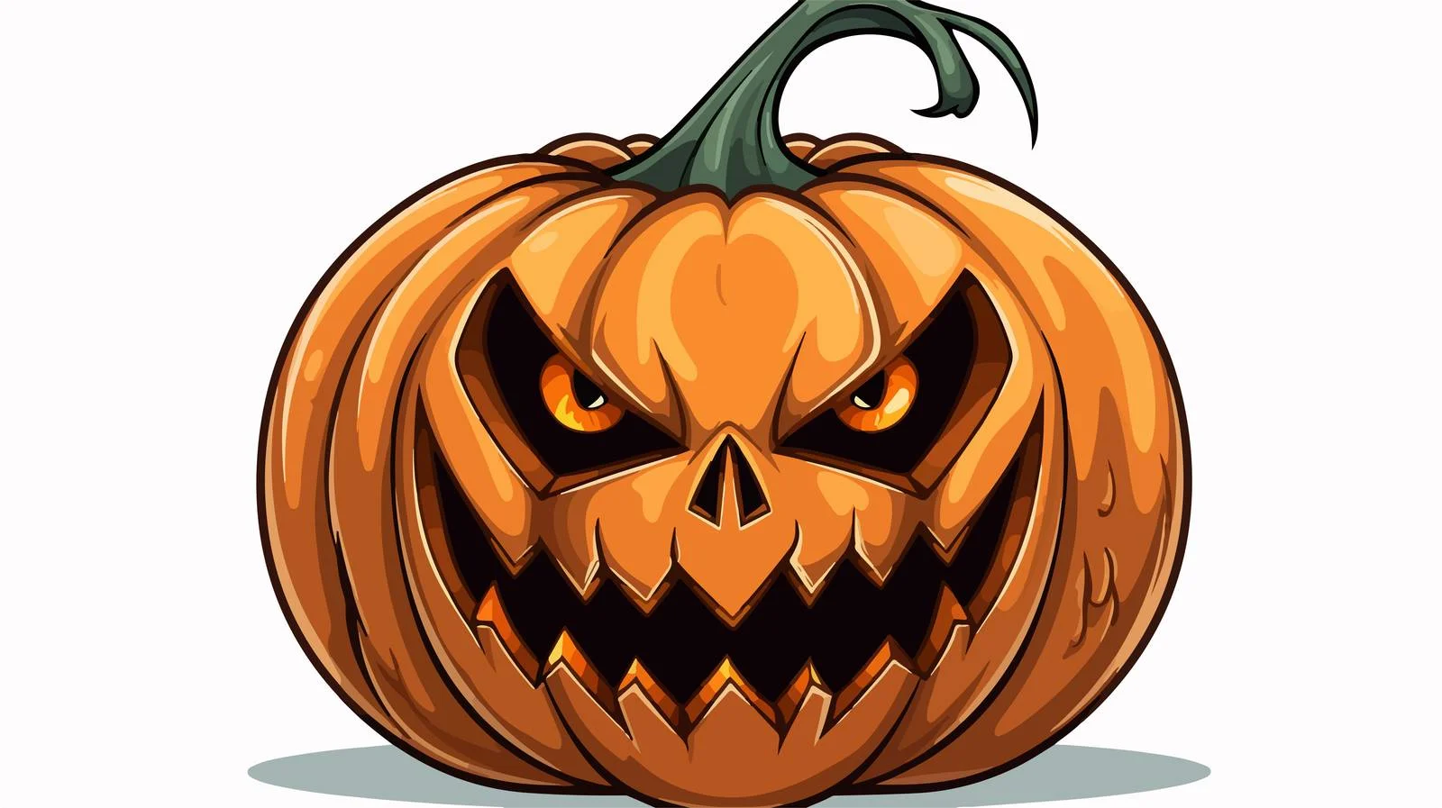 Vintage Halloween Pumpkin Vector Illustration — free download from Dotvec