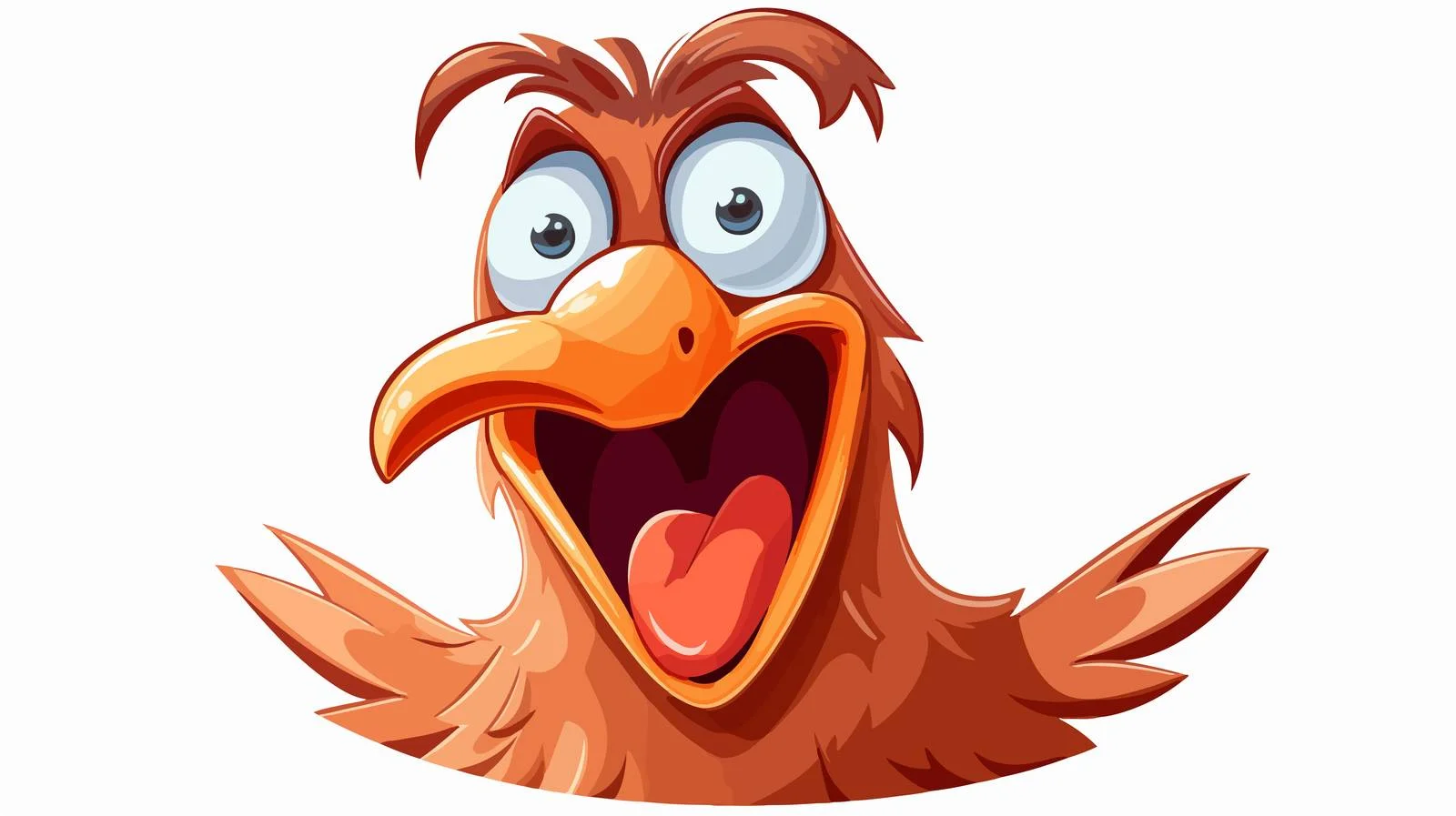 Vintage Cartoon Chicken Vector Illustration — free download from Dotvec