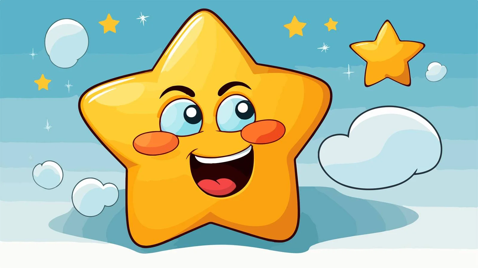 Vintage Star with Thought Bubble Vector — free download from Dotvec