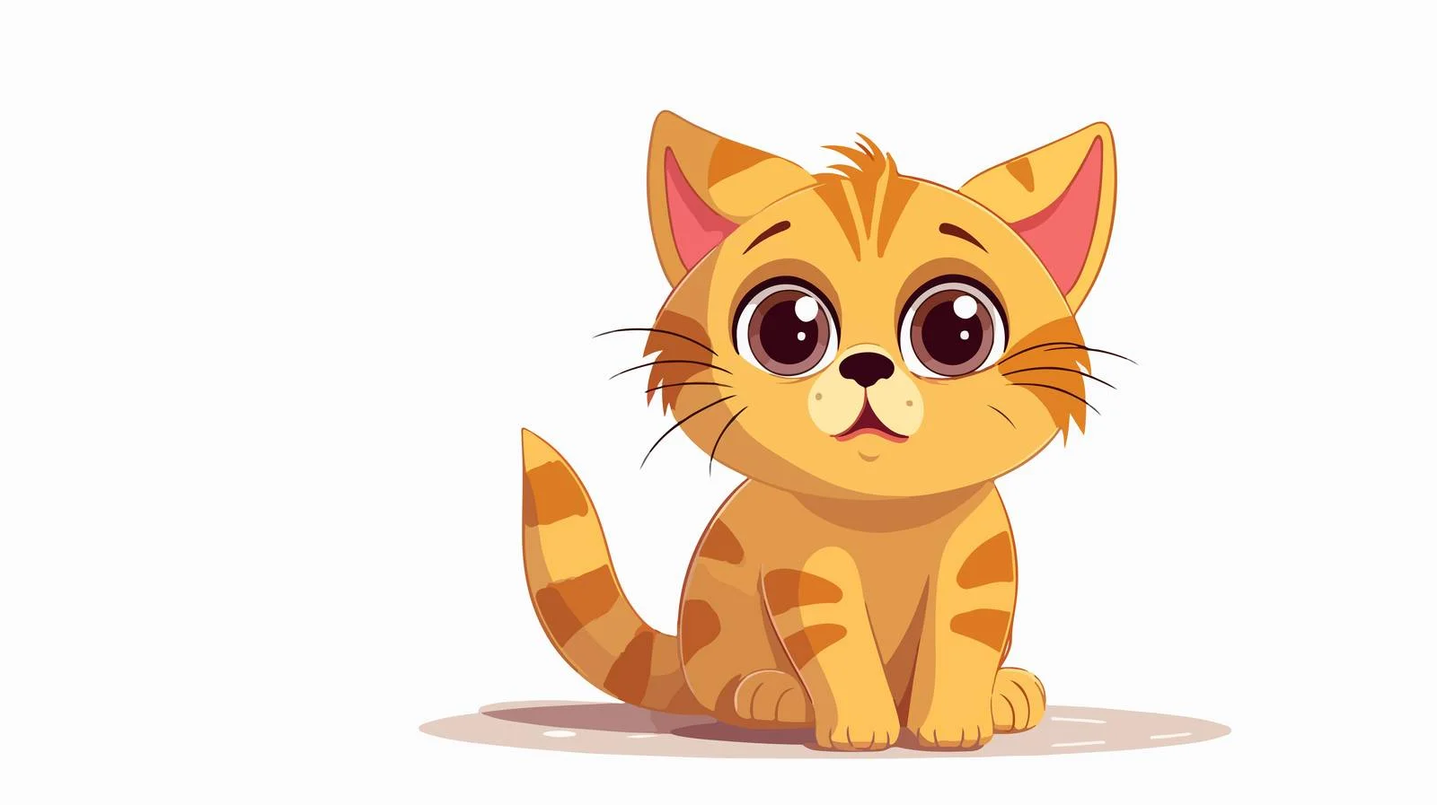 Mysterious Staring Cat Illustration — free download from Dotvec