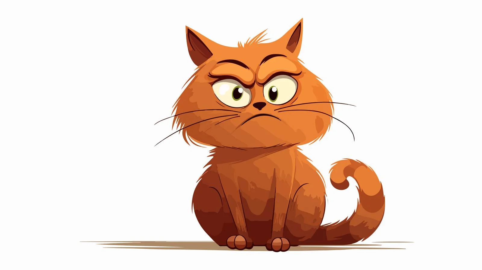 Vintage Staring Cat Illustration — free download from Dotvec