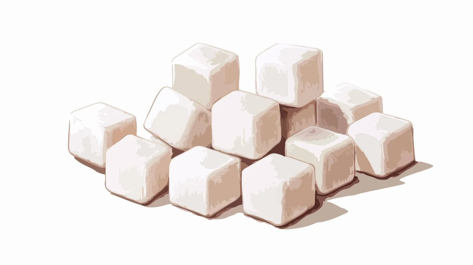 Vintage Sugar Cubes Illustration — free download from Dotvec