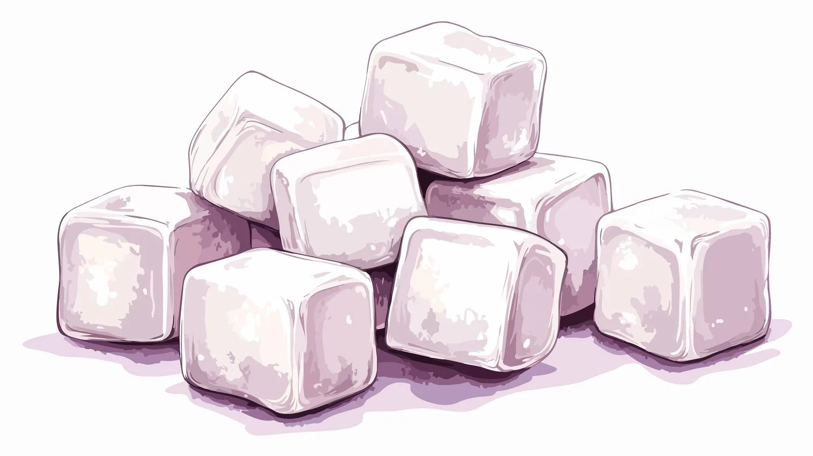 Vintage Sugar Cubes Illustration — free download from Dotvec