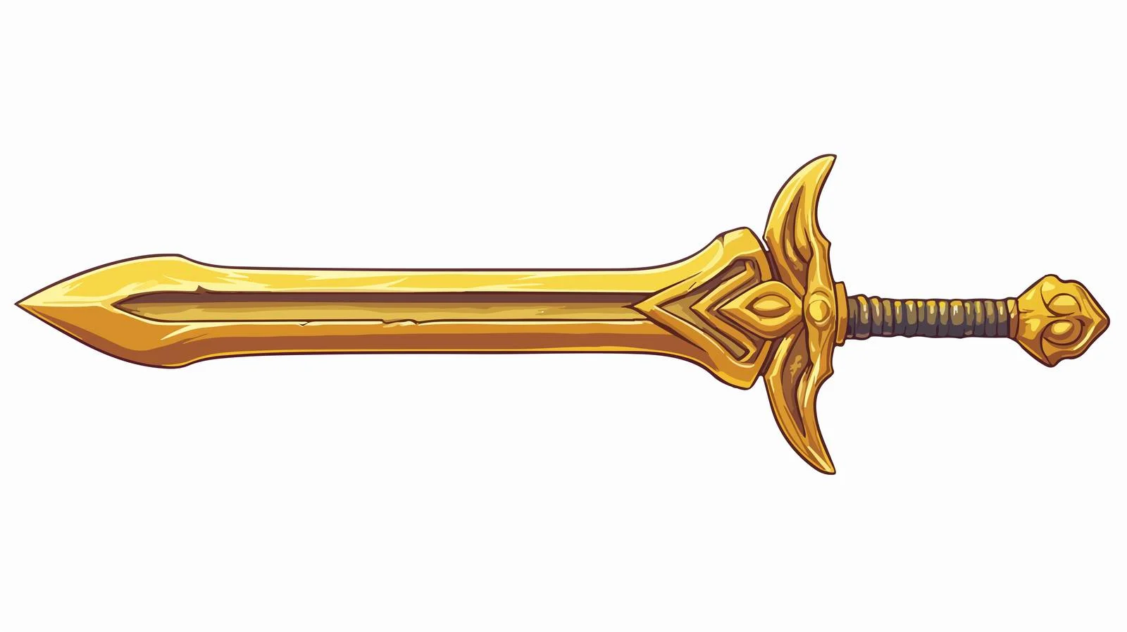 Vintage Cartoon Sword Illustration — free download from Dotvec