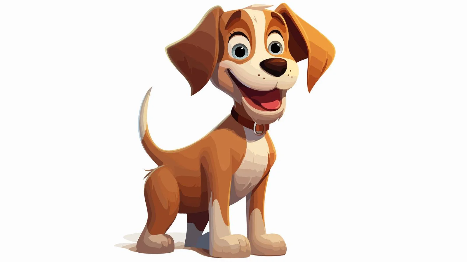 Vintage Talking Dog Cartoon Illustration — free download from Dotvec